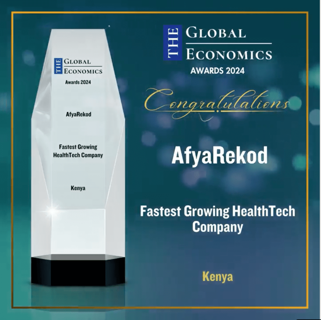 AfyanRekod has been named the ‘Fastest Growing HealthTech Company’